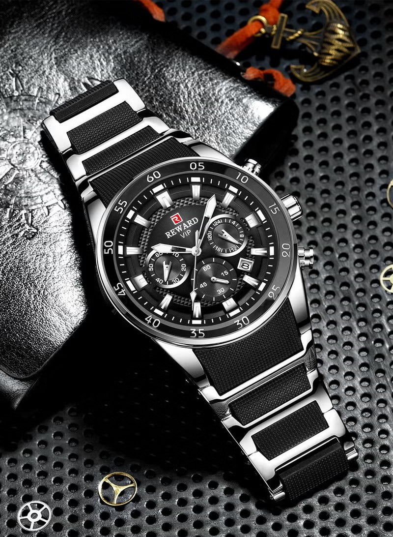 REWARD Big Dial Mens Watches | Top Luxury Brand Sport Waterproof Watch