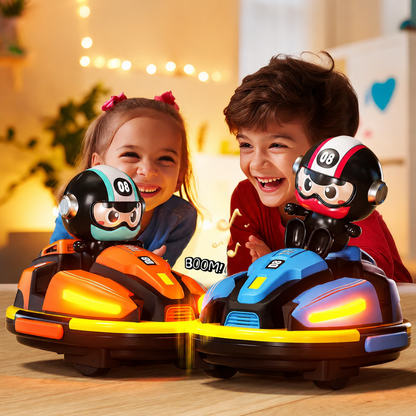Dual RC Bumper Cars Set – Interactive Battle Karts
