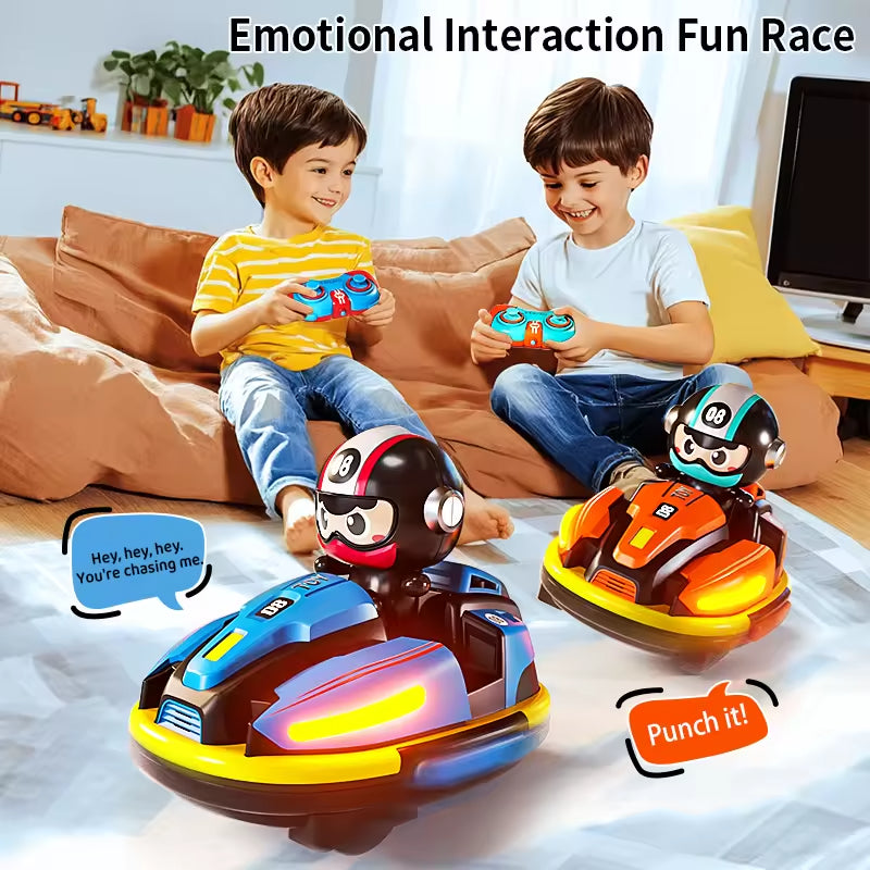 Dual RC Bumper Cars Set – Interactive Battle Karts