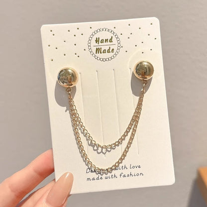 🔥2026 New Magnetic Chain Buckle for Pants Hem Fixing, Anti-Dragging, Clothing Shortening, and Decorative Hem Clips
